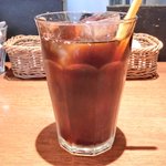 コトトワ - プレートランチ 1350円 のアイスコーヒー