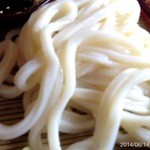 本格手打 もり家 - 2014.6.14(土)11時15分　かけうどん280円　ざる380円2杯