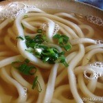 本格手打 もり家 - 2014.6.14(土)11時15分　かけうどん280円　ざる380円2杯