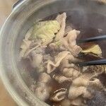 肉汁うどん長嶋屋 - 肉汁のアップ