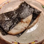 すしやのたい悟 - 平貝の磯辺焼き