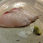 すしやのたい悟 - 炙りさらわの刺身