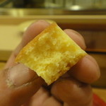 さかえ屋 - 玉子・・・齧りかけだけど・・・オーチャン食べる！？（ｗｗｗｗｗ