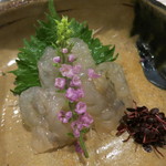 うぶか - 26年6月　才巻き海老　紅蓼　四川ソース　あられ