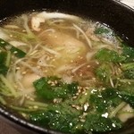 肉の割烹 田村  - テールスープ