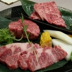 肉の割烹 田村  - 限定特撰セット  ヒレ・カルビ・リブロース