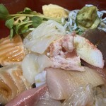 十千房 - 海鮮ずけ丼（900円）
んまい！