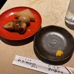 日本橋 お多幸本店 - こんにゃく、たまご、焼きちくわ