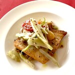 アルチ・ゴーラ - プンタレッレの香りと食感が良いアクセント(≧∇≦)b