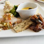 アルチ・ゴーラ - 鰤のカルパッチョ・フリッタータ ・カポナータ