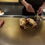名駅 鉄板焼き 森本Ｘ Premium - オマール海老