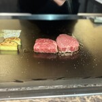 名駅 鉄板焼き 森本Ｘ Premium - フィレとサーロイン