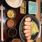 徳川町 ぶた福 - 上ロースカツ定食