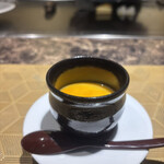 名駅 鉄板焼き 森本Ｘ Premium - ウニソースの茶碗蒸し