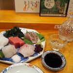 鮨 ひでぞう - お造り盛り合わせ ＆ ばくれん
