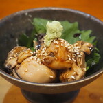 鮨 ひでぞう - 煮カキあて