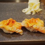 鮨 ひでぞう - 赤貝にぎり