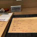 蕎麦前 中手 とうは - メニュー