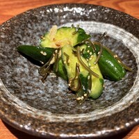炭焼 うな富士 有楽町店 - 胡瓜漬物