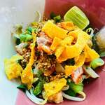 ポックポックヌードル - ・平麺の汁なし麺