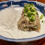 益元 - 別日、鯵のなめろう