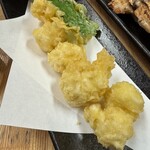 新宿鶏料理専門店 鳥京 - 白子天ぷら