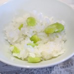 宇豆基野 - 天豆ご飯