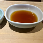 てんぷら山の上 Ginza - 大根おろし　天つゆ　塩