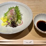 てんぷら山の上 Ginza - 鯛の昆布締め