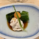 てんぷら山の上 Ginza - 白子ぽん酢