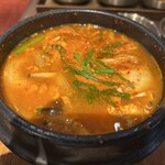 韓国カフェ イヨサンソウル - スンドゥブチゲ