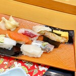 鮨処魚徳 - 日替りにぎり