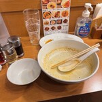 麺飯食堂 なかじま - 「担々麺 (辛め)」「焼餃子」「ヱビス生ビール (中)」を完食！
      2025年2月5日