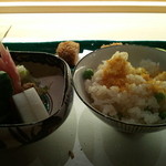 日本橋笈川 - 2014.6　うすい豆ごはん