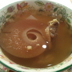 日本橋笈川 - 2014.6　すっぽんスープ