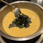 ふぐ専門店　鉄砲 - 芸術的雑炊