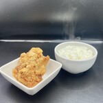 175°DENO担担麺 - Cセット　唐揚げ2個＆小ご飯330円
