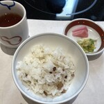 木曽路 - 五穀米ごはんと香の物