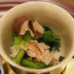 割烹さいお - 京菜の花お浸し