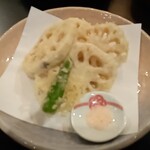 北陸海鮮 金沢おでん 海力 - 加賀れんこん天ぷら