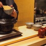 割烹さいお - 大将みずから…