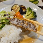 キッチン ブルー グローブ - こちらも里芋は見えない