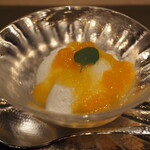 割烹さいお - 豆乳ムース＆みかんゼリー