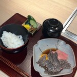 肉懐石 凜然 - 〜土鍋御飯 赤出汁御新香トリュフすきしゃぶ〜