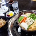 ちゃんこ力 - 2024年2月　ちゃんこ定食（五目ごはん）【税込940円】