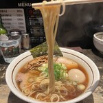 中華そば しながわ - 麺