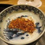 日本料理 太月 - 26年6月　海老頭の振り掛け