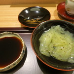 日本料理 太月 - 26年6月　キウイ葛きり