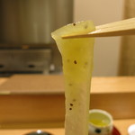 日本料理 太月 - 26年6月　キウイ葛きり　アップ