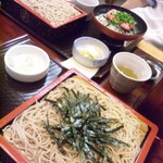 更科丸屋 - ネギトロ丼セット